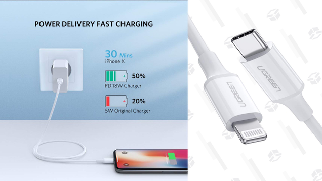 UGREEN 3' MFi-Certified USB-C to Lightning Cable | $6 | Amazon Prime | Promo code UGREEN493. $7 for non-Prime members